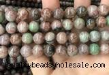 CGA687 15.5 inches 12mm round kashgar garnet beads wholesale