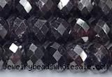 CGA735 15 inches 4*6mm faceted rondelle red garnet beads