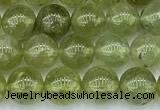 CGA850 15 inches 6mm round green garnet beads