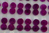 CGC112 14mm flat round druzy quartz cabochons wholesale
