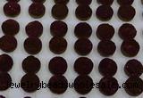 CGC122 16mm flat round druzy quartz cabochons wholesale