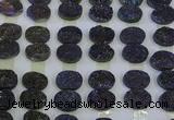 CGC192 15*20mm oval druzy quartz cabochons wholesale