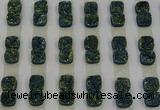 CGC218 10*10mm square druzy quartz cabochons wholesale
