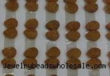 CGC234 10*14mm flat teardrop druzy quartz cabochons wholesale
