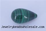 CGC45 13*22mm teardrop natural malachite gemstone cabochons