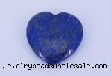 CGC49 25*25mm heart natural lapis lazuli gemstone cabochons