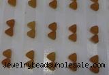 CGC61 8*8mm triangle druzy quartz cabochons wholesale