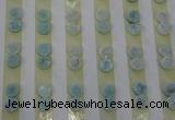 CGC81 8mm flat round druzy quartz cabochons wholesale