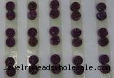 CGC87 8mm flat round druzy quartz cabochons wholesale