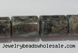 CGE120 15.5 inches 15*20mm tube glaucophane gemstone beads
