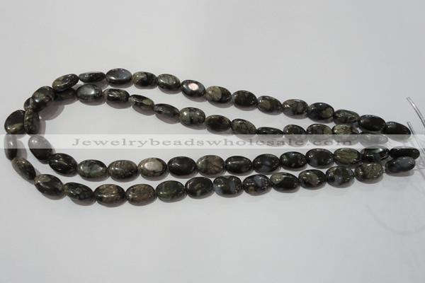 CGE131 15.5 inches 10*14mm oval glaucophane gemstone beads