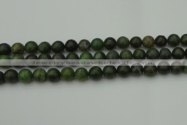 CGJ404 15.5 inches 12mm round green jade beads wholesale