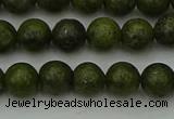CGJ451 15.5 inches 6mm round green jasper beads wholesale