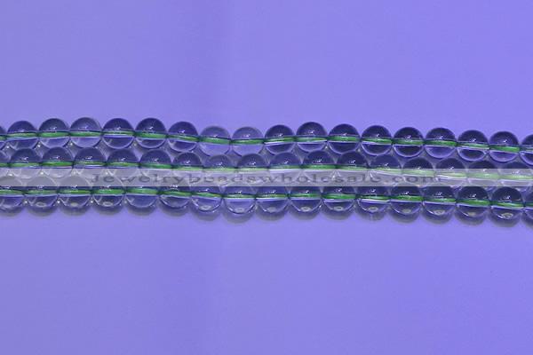 CGQ302 15.5 inches 8mm round AA grade natural green quartz beads