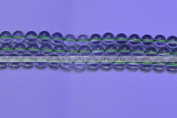 CGQ304 15.5 inches 12mm round AA grade natural green quartz beads