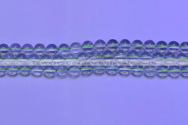 CGQ307 15.5 inches 8mm round A grade natural green quartz beads