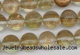 CGQ53 15.5 inches 12mm round gold sand quartz beads wholesale
