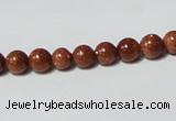 CGS50 15.5 inches 6mm round goldstone beads wholesale