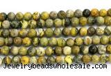 CHJ121 15.5 inches 8mm round honeybee jasper gemstone beads