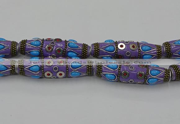 CIB565 16*60mm rice fashion Indonesia jewelry beads wholesale