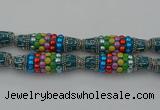 CIB587 16*60mm rice fashion Indonesia jewelry beads wholesale