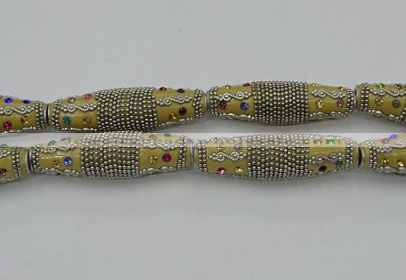 CIB601 16*60mm rice fashion Indonesia jewelry beads wholesale