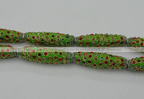 CIB626 16*60mm rice fashion Indonesia jewelry beads wholesale