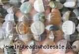 CIBS63 15 inches 20mm coin Agate gemstone beads wholesale