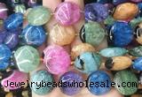 CIBS64 15 inches 20mm coin Agate gemstone beads wholesale