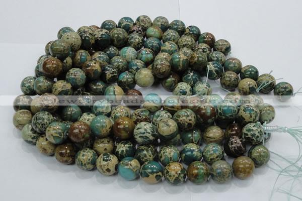 CIJ04 15.5 inches 14mm round impression jasper beads wholesale