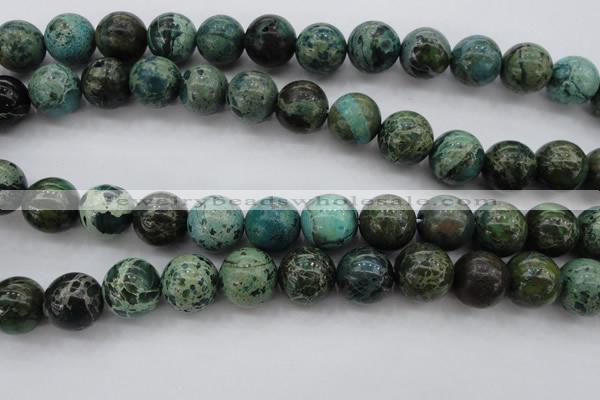 CIJ108 15.5 inches 12mm round dyed impression jasper beads wholesale