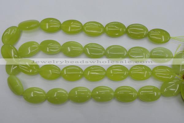 CKA250 15.5 inches 18*25mm oval Korean jade gemstone beads