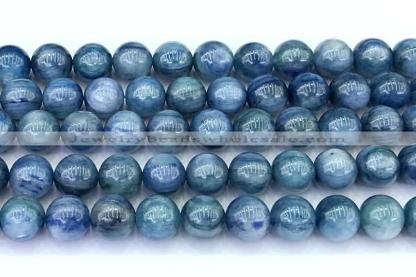 CKC841 15 inches 10mm round blue kyanite beads
