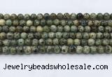CKJ463 15.5 inches 6mm round natural k2 jasper beads wholesale