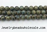 CKJ478 15.5 inches 14mm round natural k2 jasper beads wholesale