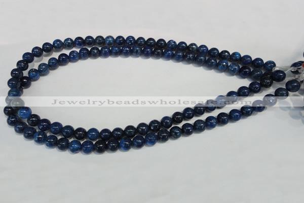 CKU101 15.5 inches 6mm round dyed kunzite beads wholesale