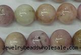 CKU207 15.5 inches 14mm round pink kunzite beads wholesale