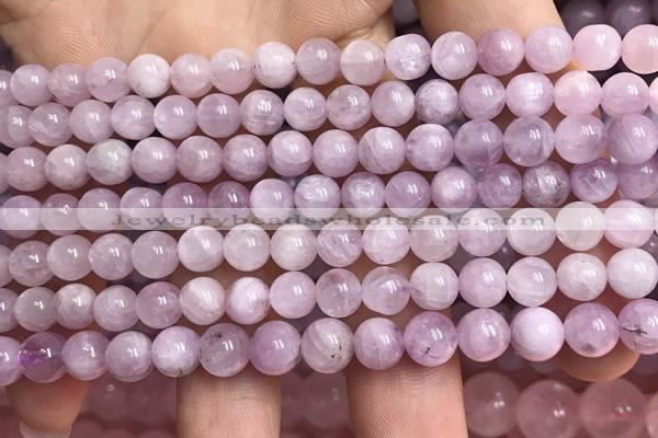 CKU320 15.5 inches 6mm round natural pink kunzite beads