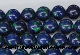 CLA403 15.5 inches 10mm round synthetic lapis lazuli beads