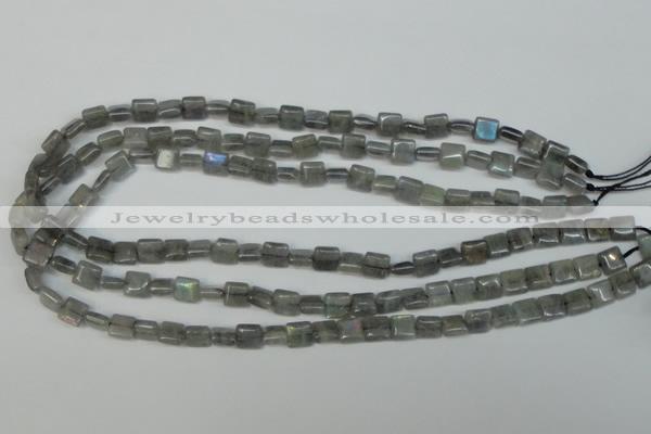 CLB161 15.5 inches 8*8mm square labradorite gemstone beads