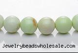 CLE19  15.5 inch round 8mm lemon turquoise stone beads Wholesale