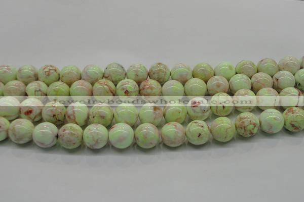 CLE203 15.5 inches 10mm round lemon turquoise beads wholesale