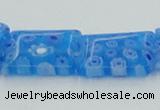 CLG620 5PCS 16 inches 10*14mm rectangle lampwork glass beads wholesale