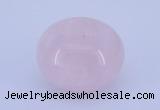 CLO01 19*30mm rondelle loose rose quartz gemstone beads wholesale