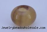 CLO05 19*30mm rondelle loose yellow fluorite gemstone beads wholesale