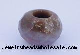CLO11 19*30mm faceted rondelle loose unakite gemstone beads wholesale
