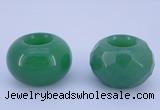 CLO22 19*30mm rondelle loose green aventurine gemstone beads wholesale