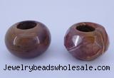 CLO26 19*30mm rondelle loose mookaite gemstone beads wholesale