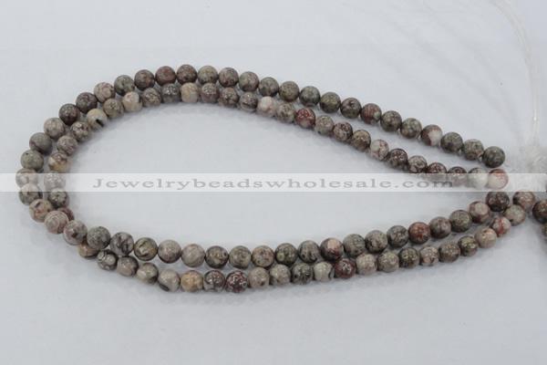 CMB03 15.5 inches 8mm round natural medical stone beads wholesale
