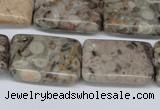 CMB27 15.5 inches 18*25mm rectangle natural medical stone beads
